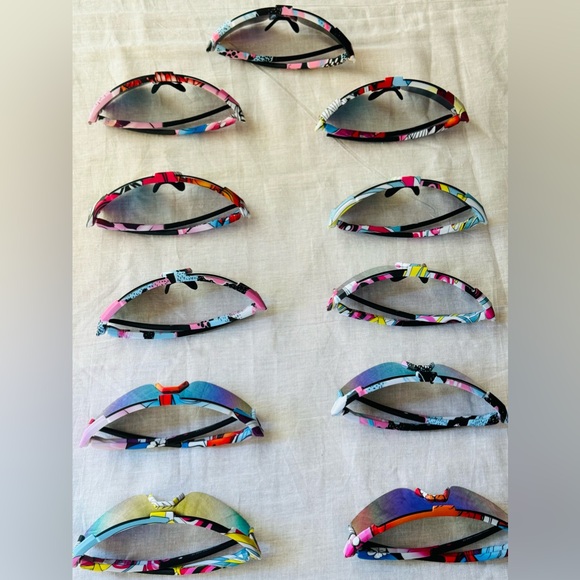 Sport shield Premium Mirrored Sunglasses/ adjustable nose pads (choose any color - Picture 3 of 4